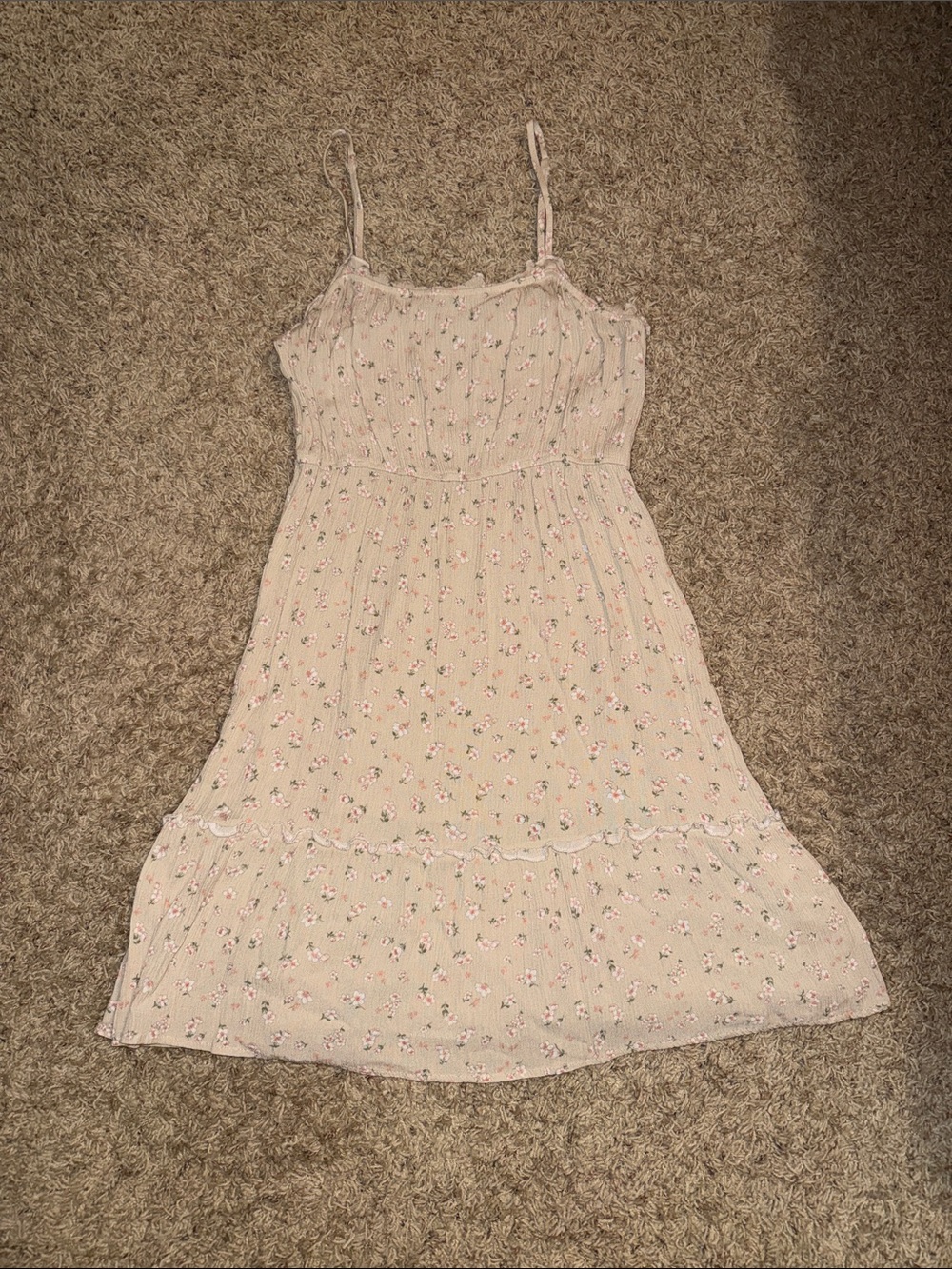Floral Spaghetti Strap Mini Dress